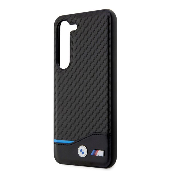 BMW Samsung Galaxy S23 Plus kuoret Carbon & Stripe musta