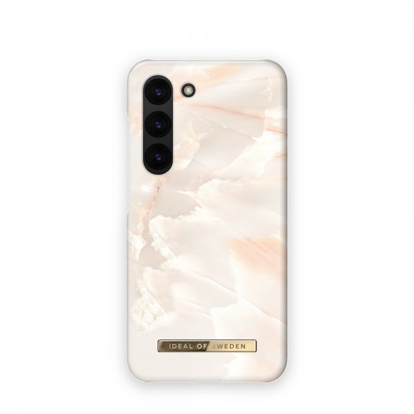 Ideal of Sweden Samsung Galaxy S23 Plus -suojakuori Fashion Case Rose Pearl Marble