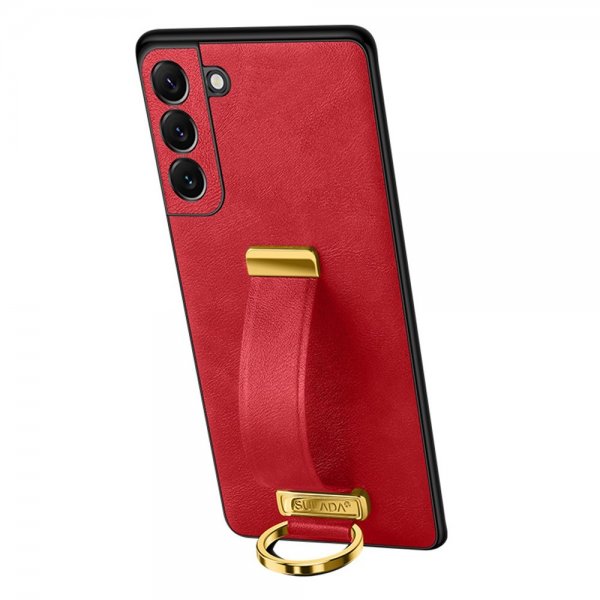 Sulada Samsung Galaxy S23 Plus Suojakuori Fashion Series Punainen