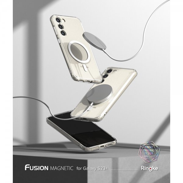 Ringke Samsung Galaxy S23 Plus -suojakuori Fusion Magnetic Matte Clear