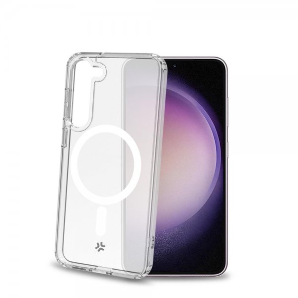 Celly Samsung Galaxy S23 Plus Kuori GELSKINMAG MagSafe Läpinäkyvä