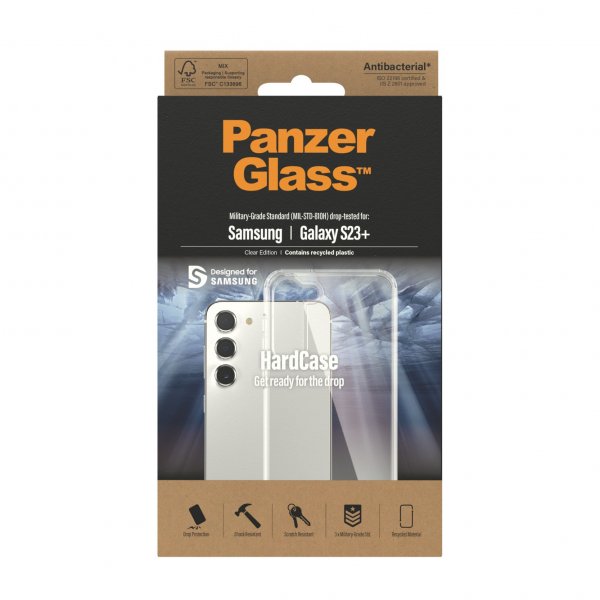 PanzerGlass Samsung Galaxy S23 Plus HardCase Läpinäkyvä