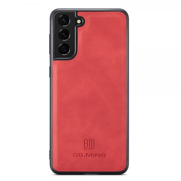 Dg.Ming Samsung Galaxy S23 Plus -kuori M1 Series irrotettava korttikotelo punainen