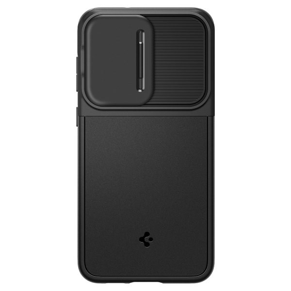 Spigen Samsung Galaxy S23 Plus -suojakuori, Optik Armor, musta