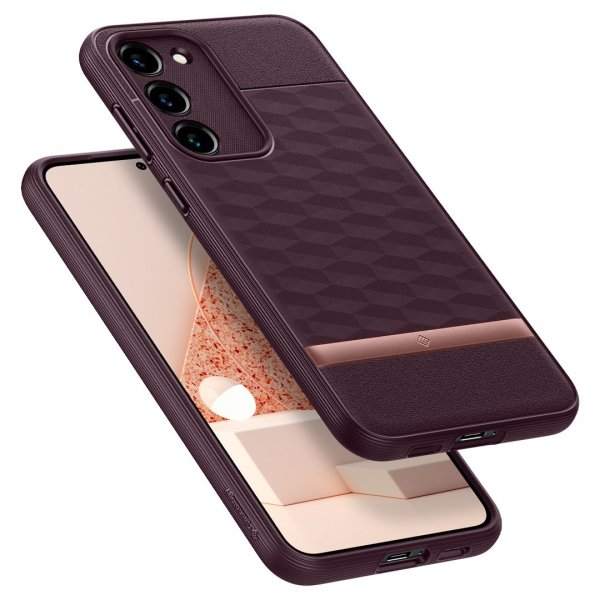Caseology Samsung Galaxy S23 Plus kuori Parallax Burgundy
