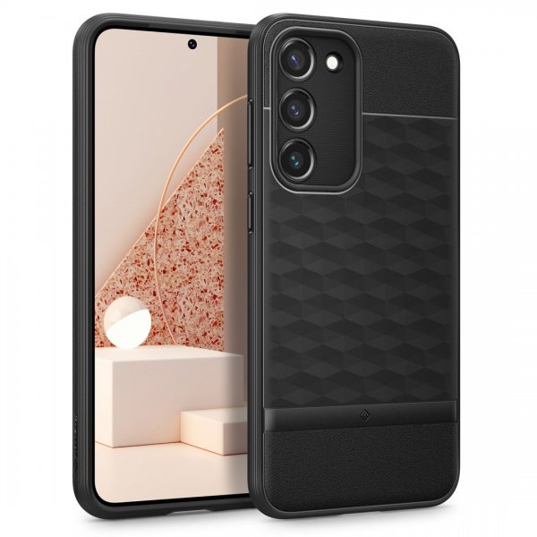 Caseology Samsung Galaxy S23 Plus -suojakuori Parallax Matte Black