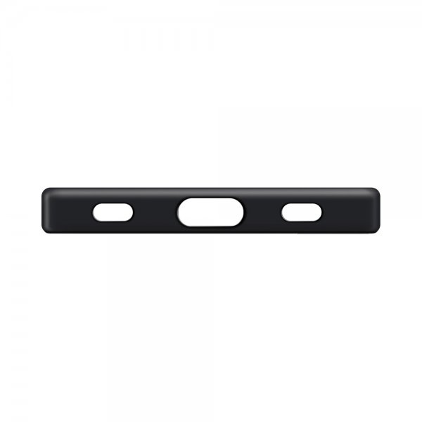 Xqisit Samsung Galaxy S23 Plus -suojakuori silikoninen, musta