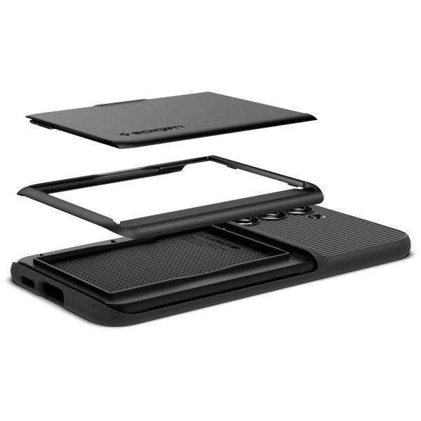 Spigen Samsung Galaxy S23 Plus -suojakuori Slim Armor CS musta