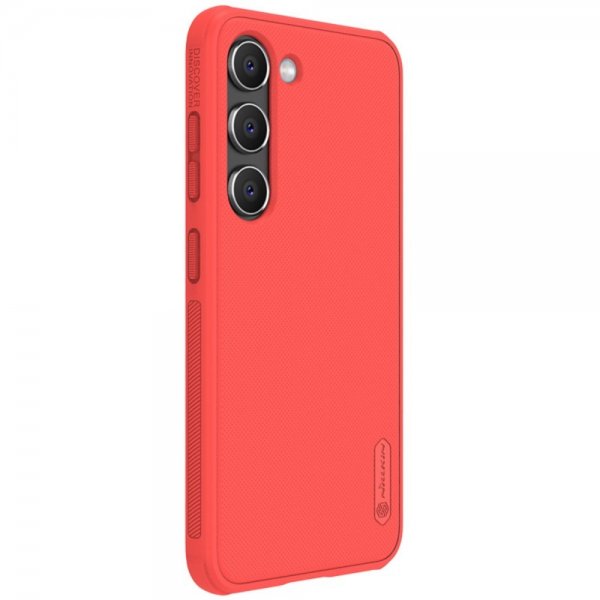 Nillkin Samsung Galaxy S23 Plus Kuori Super Frosted Shield Pro Punainen