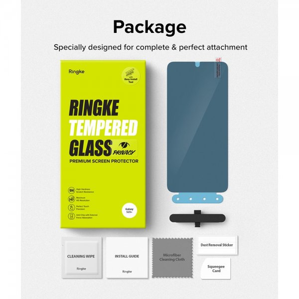 Ringke Samsung Galaxy S23 Plus -suojalasi Privacy Glass