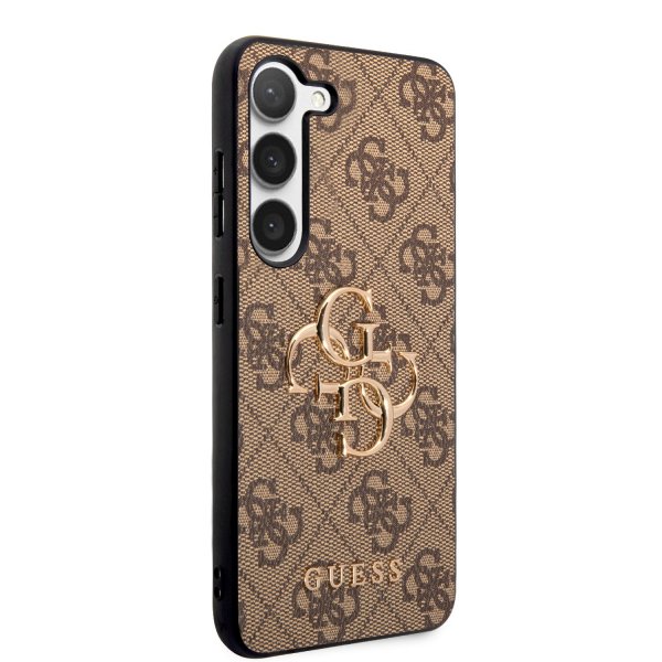 Guess Samsung Galaxy S23 Kuori 4G Logo Ruskea