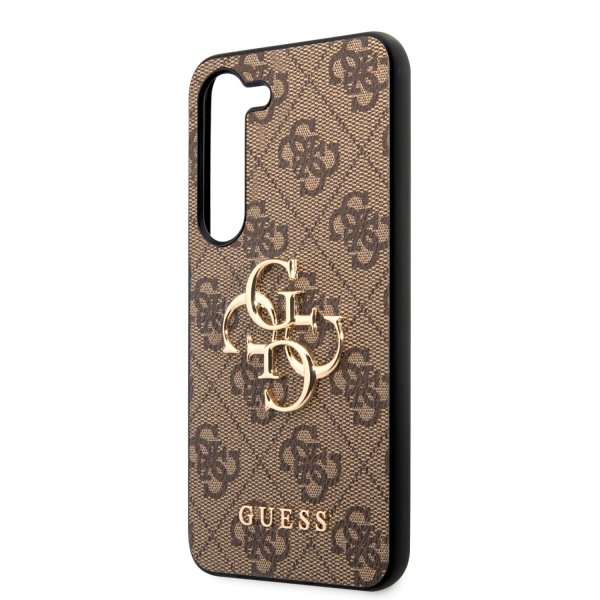Guess Samsung Galaxy S23 Kuori 4G Logo Ruskea