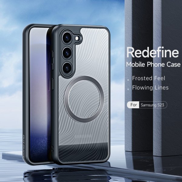 Dux Ducis Samsung Galaxy S23 Kuori Aimo Series MagSafe Musta