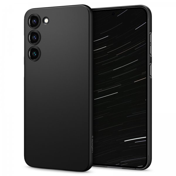 Spigen Samsung Galaxy S23 AirSkin -kuori, musta