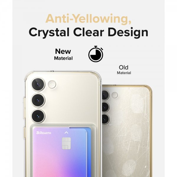 Ringke Samsung Galaxy S23 Kuori Fusion Card Clear
