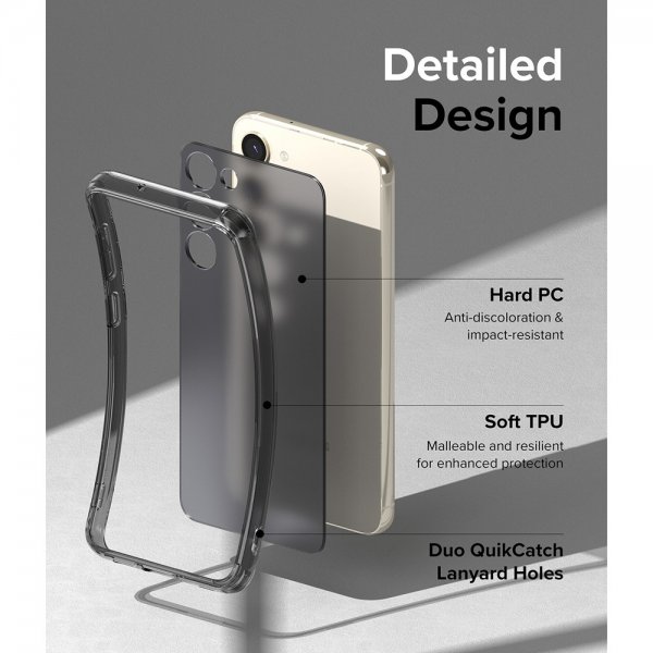 Ringke Samsung Galaxy S23 Suojakuori Fusion Matte Smoke Black