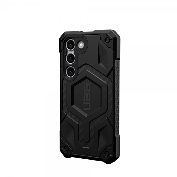 Urban Armor Gear (UAG) Samsung Galaxy S23 Kuori Monarch Pro MagSafe Carbon Fiber Musta