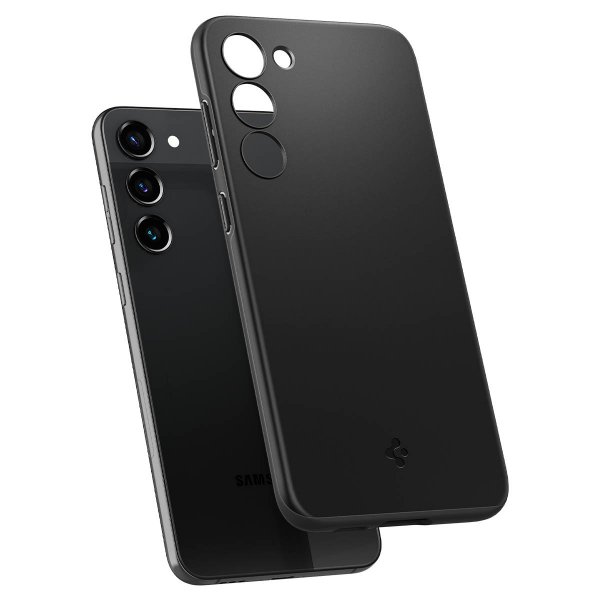 Spigen Samsung Galaxy S23 Kuori Thin Fit Musta