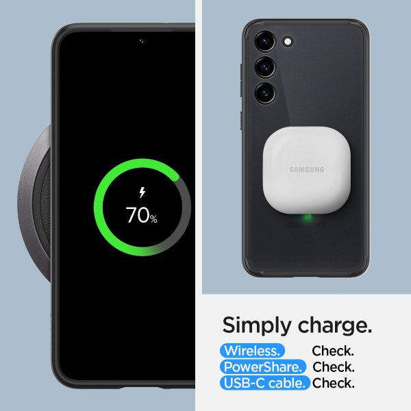 Spigen Samsung Galaxy S23 Kuori Ultra Hybrid Matte Frost Black