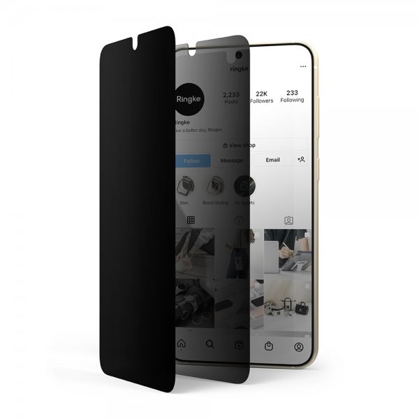 Ringke Samsung Galaxy S23 Näytönsuoja Privacy Glass