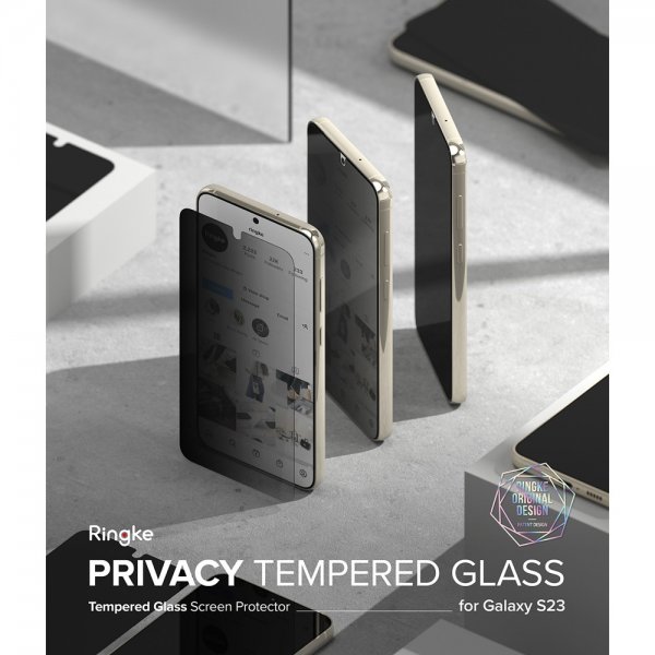 Ringke Samsung Galaxy S23 Näytönsuoja Privacy Glass