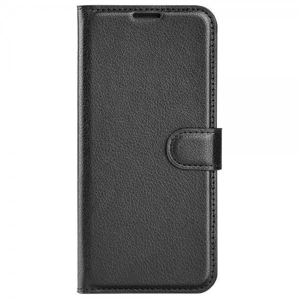 Nordic Covers Samsung Galaxy S23 Ultra Litchi Raven Black -suojakotelo