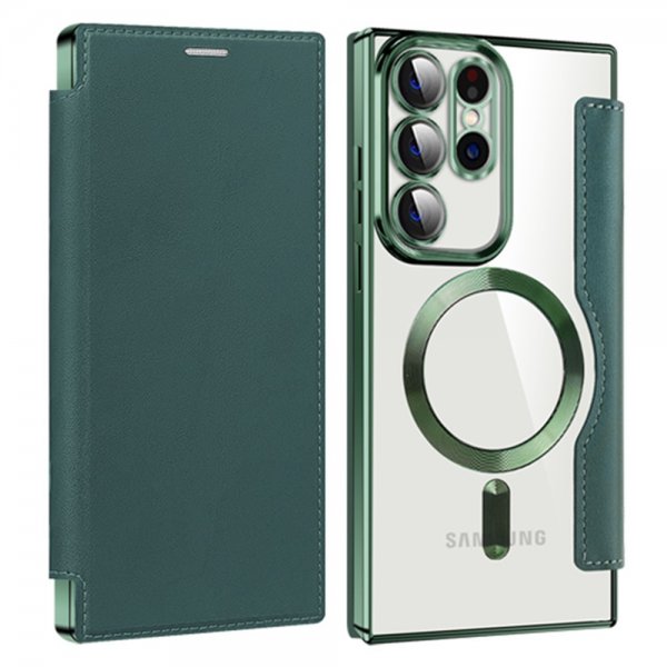 Samsung Galaxy S23 Ultra Kotelo MagSafe Vihreä