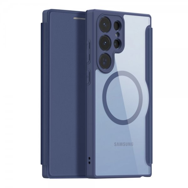 Dux Ducis Samsung Galaxy S23 Ultra Kotelo Skin X Pro Series MagSafe Sininen