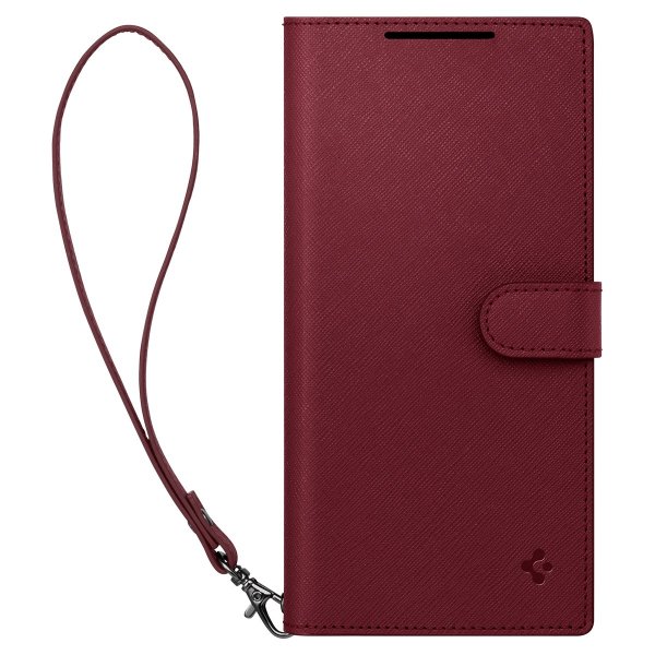 Spigen Samsung Galaxy S23 Ultra Kotelo Wallet S Plus Burgundy