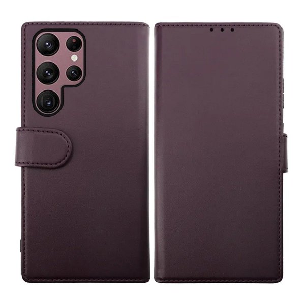 Rvelon Samsung Galaxy S23 Ultra Kotelo Magneettinen Irrotettava Kuori Violetti
