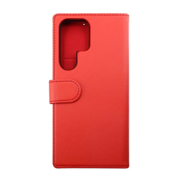Rvelon Samsung Galaxy S23 Ultra Kotelo Magneettinen Irrotettava Kuori Punainen
