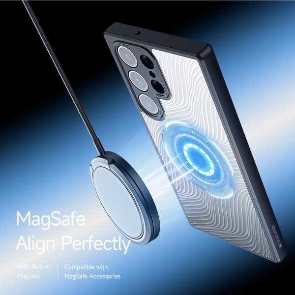 Dux Ducis Samsung Galaxy S23 Ultra Suojakuori Aimo-sarja MagSafe Musta