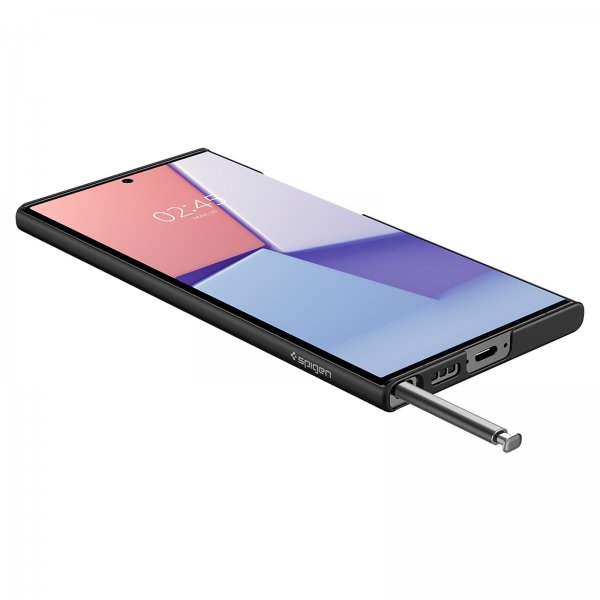 Spigen Samsung Galaxy S23 Ultra AirSkin -suojakuori, musta