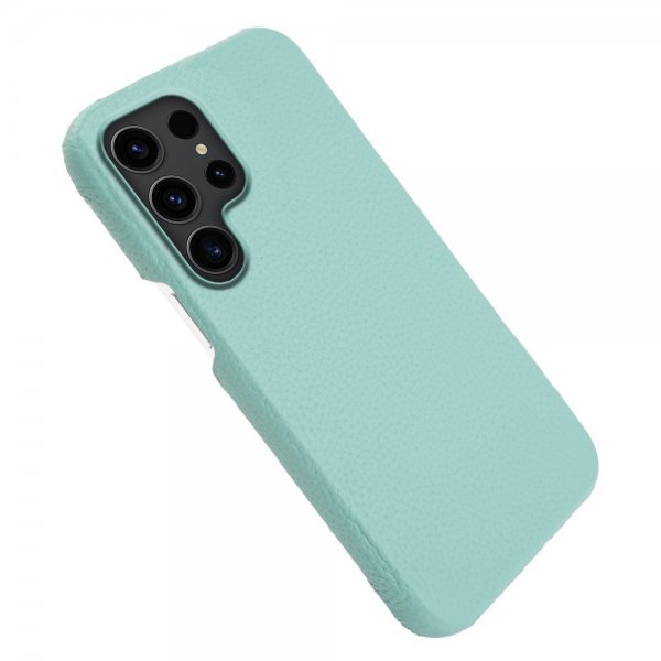 Samsung Galaxy S23 Ultra Kotelo Aito Nahka MagSafe Mintunvihreä