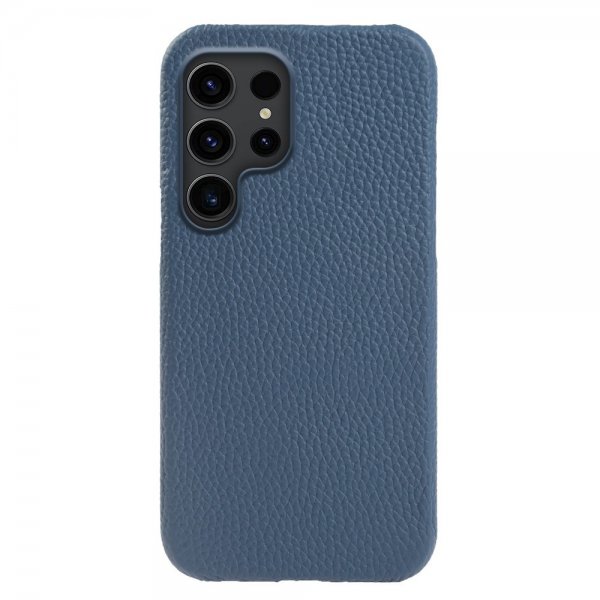 Samsung Galaxy S23 Ultra Kotelo Aitoa Nahkaa MagSafe Tummansininen