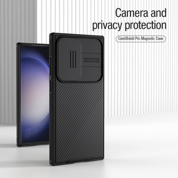 Nillkin Samsung Galaxy S23 Ultra Kuori CamShield Pro MagSafe Musta