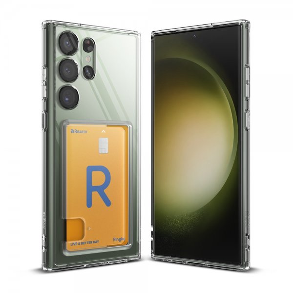 Ringke Samsung Galaxy S23 Ultra Kuori Fusion Card Clear