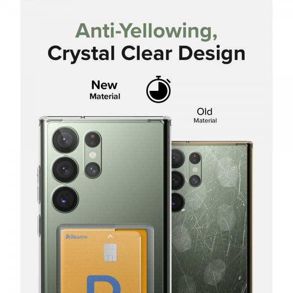 Ringke Samsung Galaxy S23 Ultra Kuori Fusion Card Clear