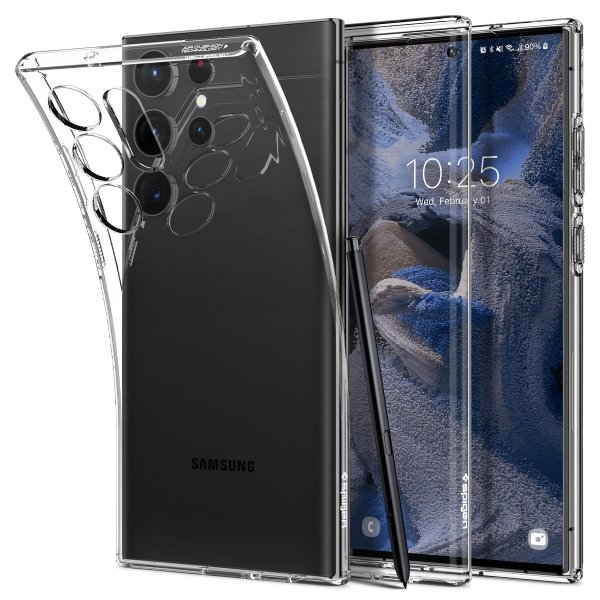 Spigen Samsung Galaxy S23 Ultra Kuori Liquid Crystal Crystal Clear