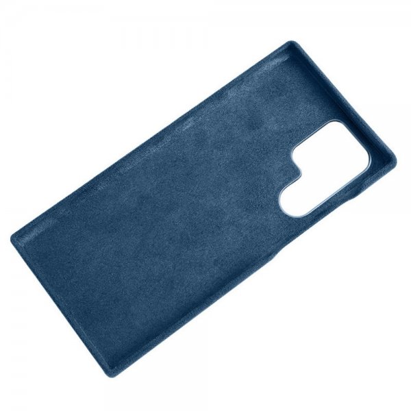 Samsung Galaxy S23 Ultra -mokkanahkakuori MagSafe, sininen