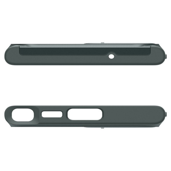 Spigen Samsung Galaxy S23 Ultra -suojakuori Optik Armor Abyss Green