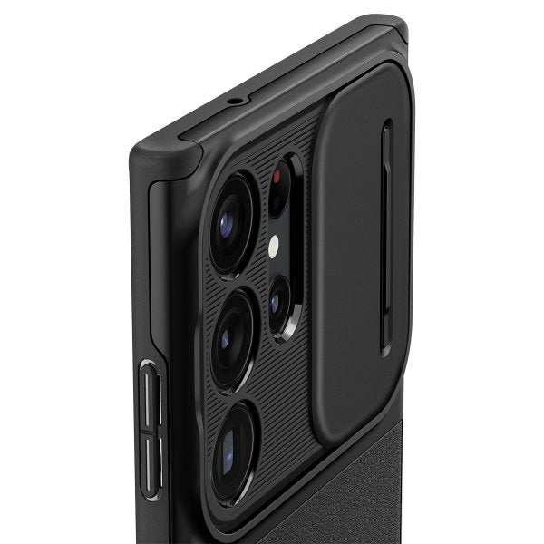 Spigen Samsung Galaxy S23 Ultra kuori Optik Armor musta
