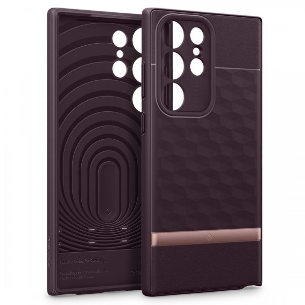 Caseology Samsung Galaxy S23 Ultra Kuori Parallax Burgundy