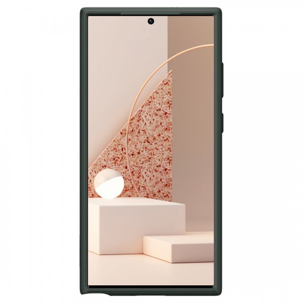 Caseology Samsung Galaxy S23 Ultra -suojakuori Parallax Midnight Green
