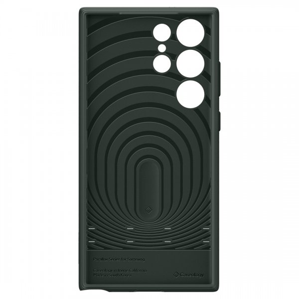 Caseology Samsung Galaxy S23 Ultra -suojakuori Parallax Midnight Green
