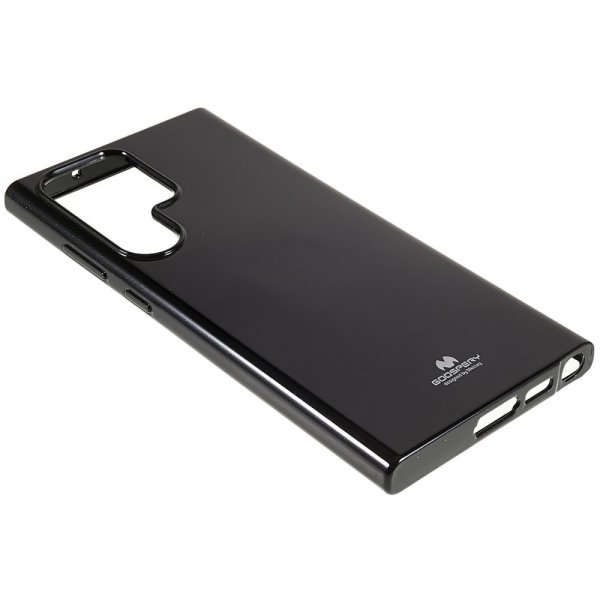 Samsung Galaxy S23 Ultra Kuori Pearl Jelly Musta