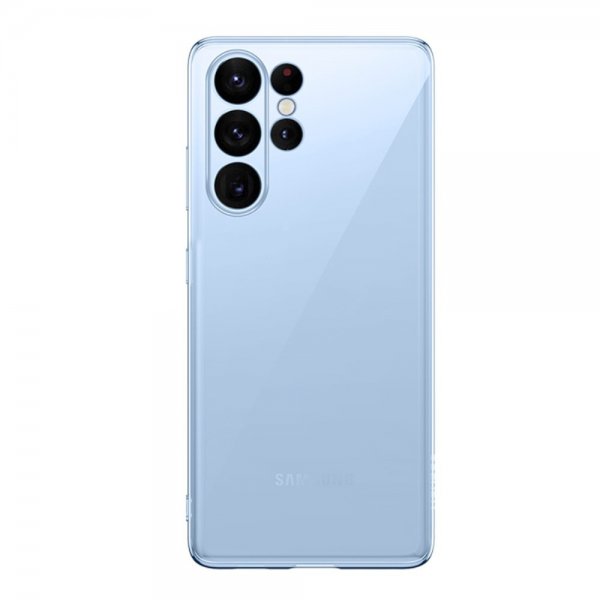 Sulada Samsung Galaxy S23 Ultra Kuori Pinnoitetut Reunat Vaaleansininen