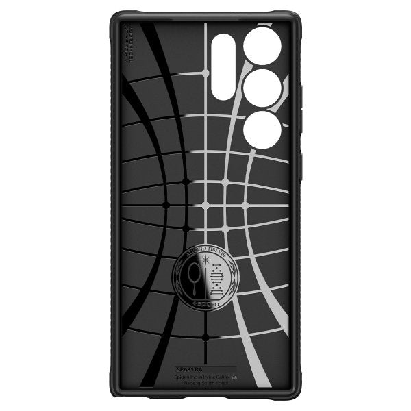 Spigen Samsung Galaxy S23 Ultra -suojakuori Rugged Armor Matte Black