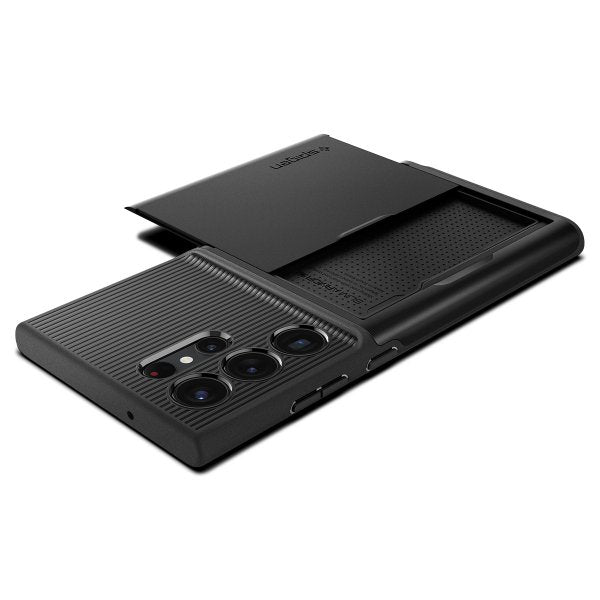 Spigen Samsung Galaxy S23 Ultra Kuori Slim Armor CS Musta