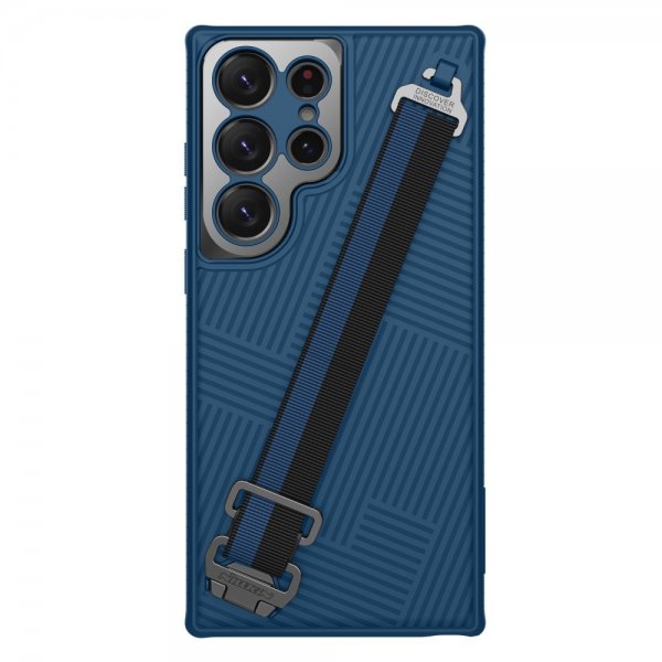 Nillkin Samsung Galaxy S23 Ultra Kuori Strap Case Sininen
